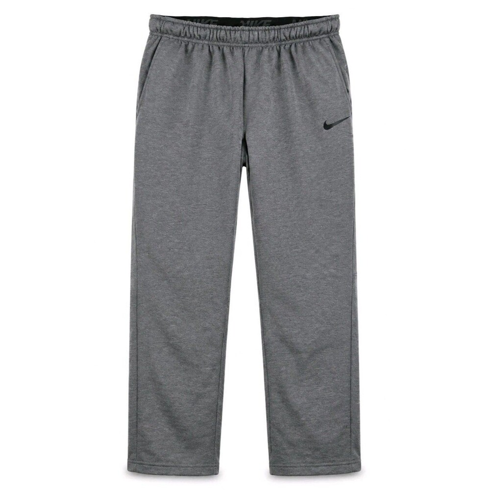Mens Nike DriFit Fleece Training Sweatpants Open Hem 2XL 36x30